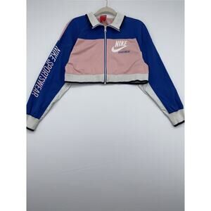 Nike Sportswear cropped track jacket Retro Womens Xsmall